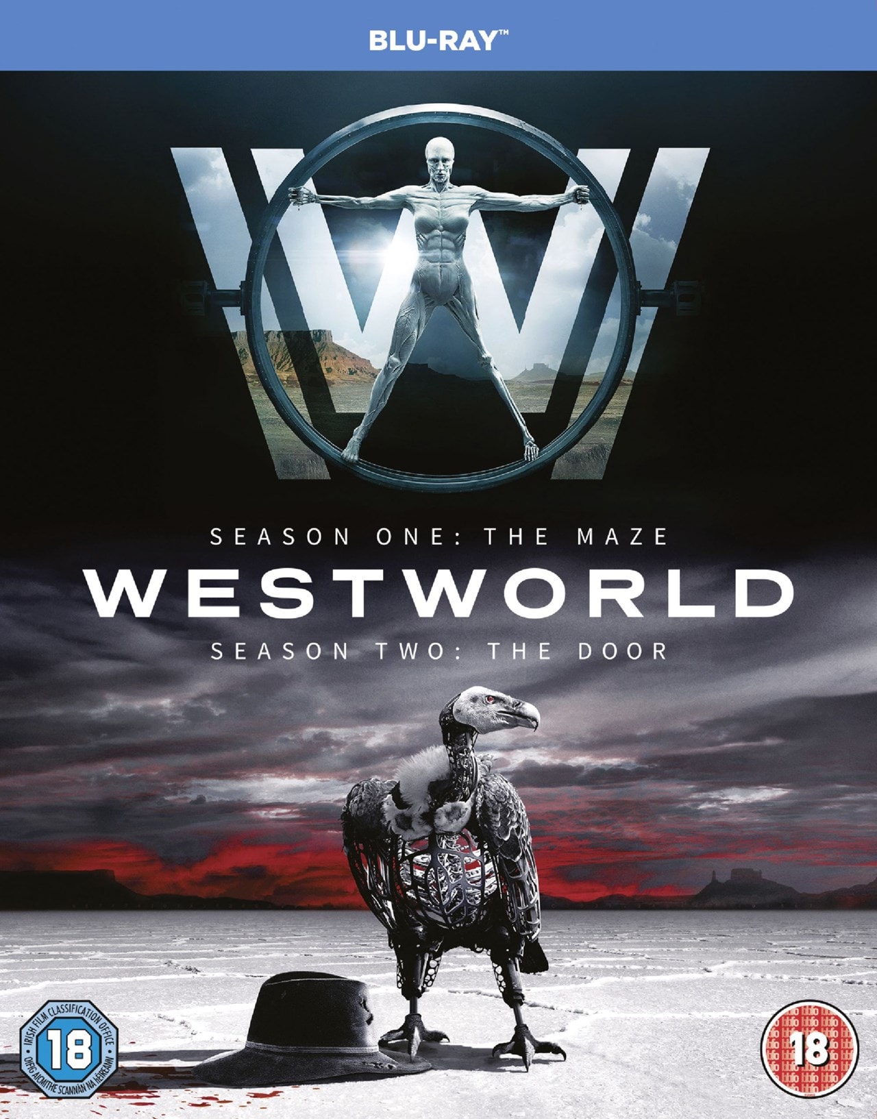 Westworld Season One The Maze Season Two The Door Blu Ray Box