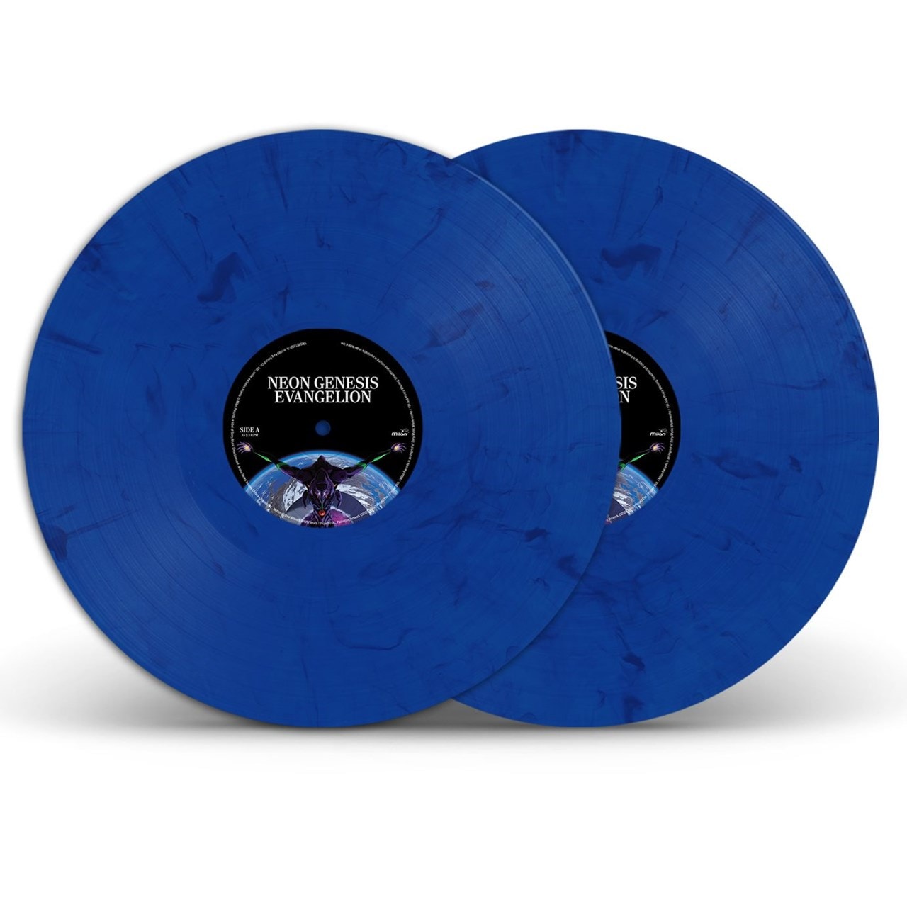 Neon Genesis Evangelion Limited Edition Blue Black Marbled 2LP