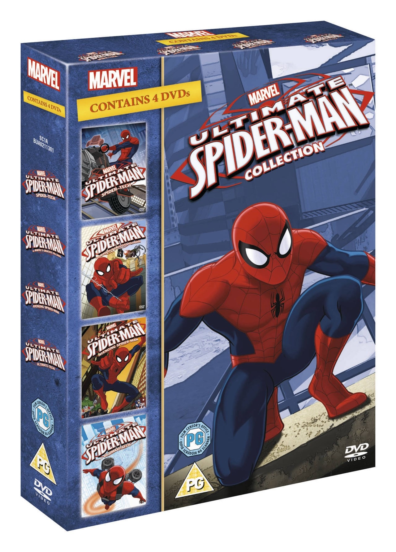 Ultimate Spider Man Collection Marvel Comics Superhero Four DVD