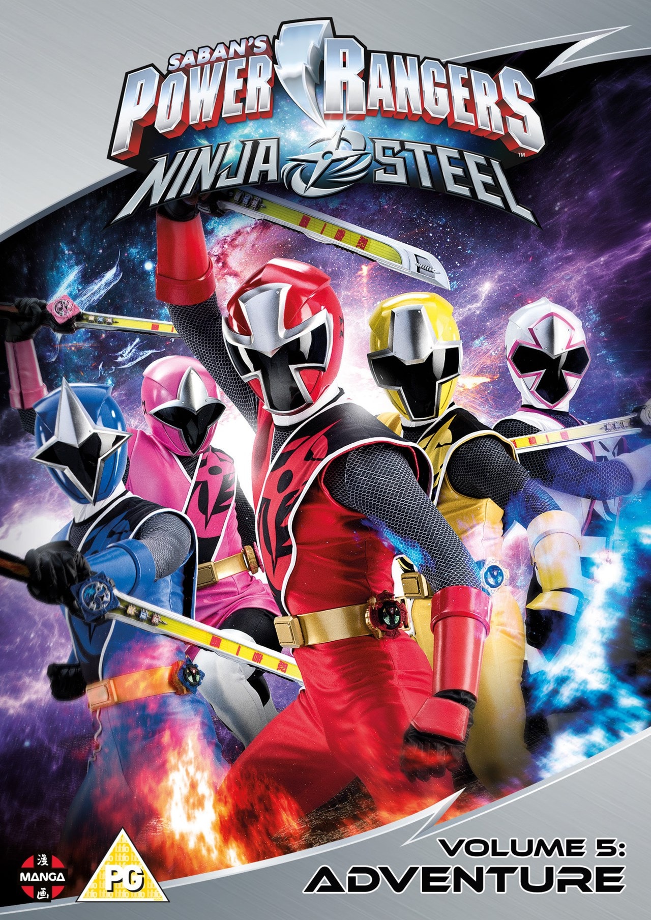Power Rangers Ninja Steel Volume 5 Adventure DVD Free Shipping