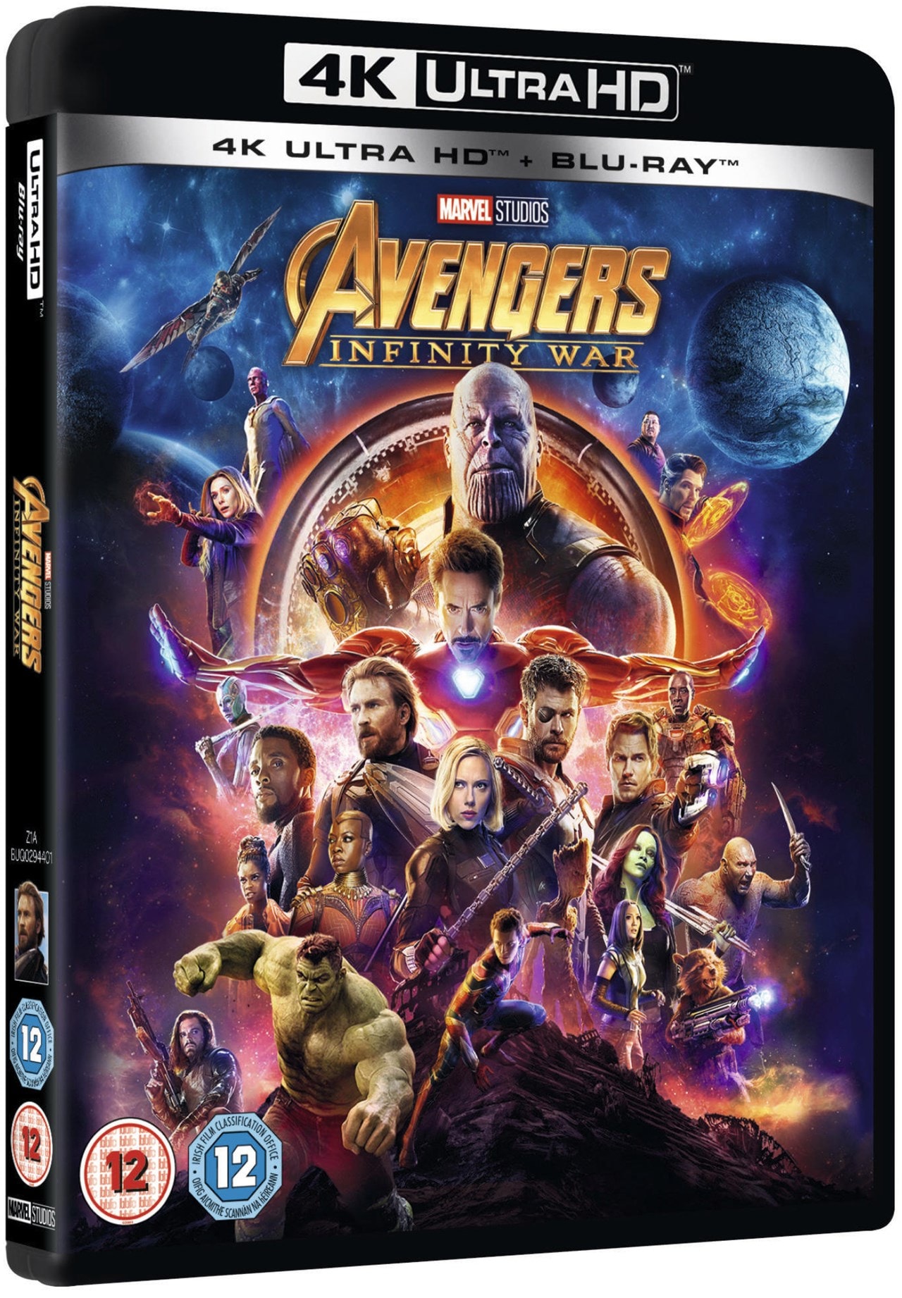 Avengers Infinity War 4K Ultra HD Blu Ray Free Shipping Over 20