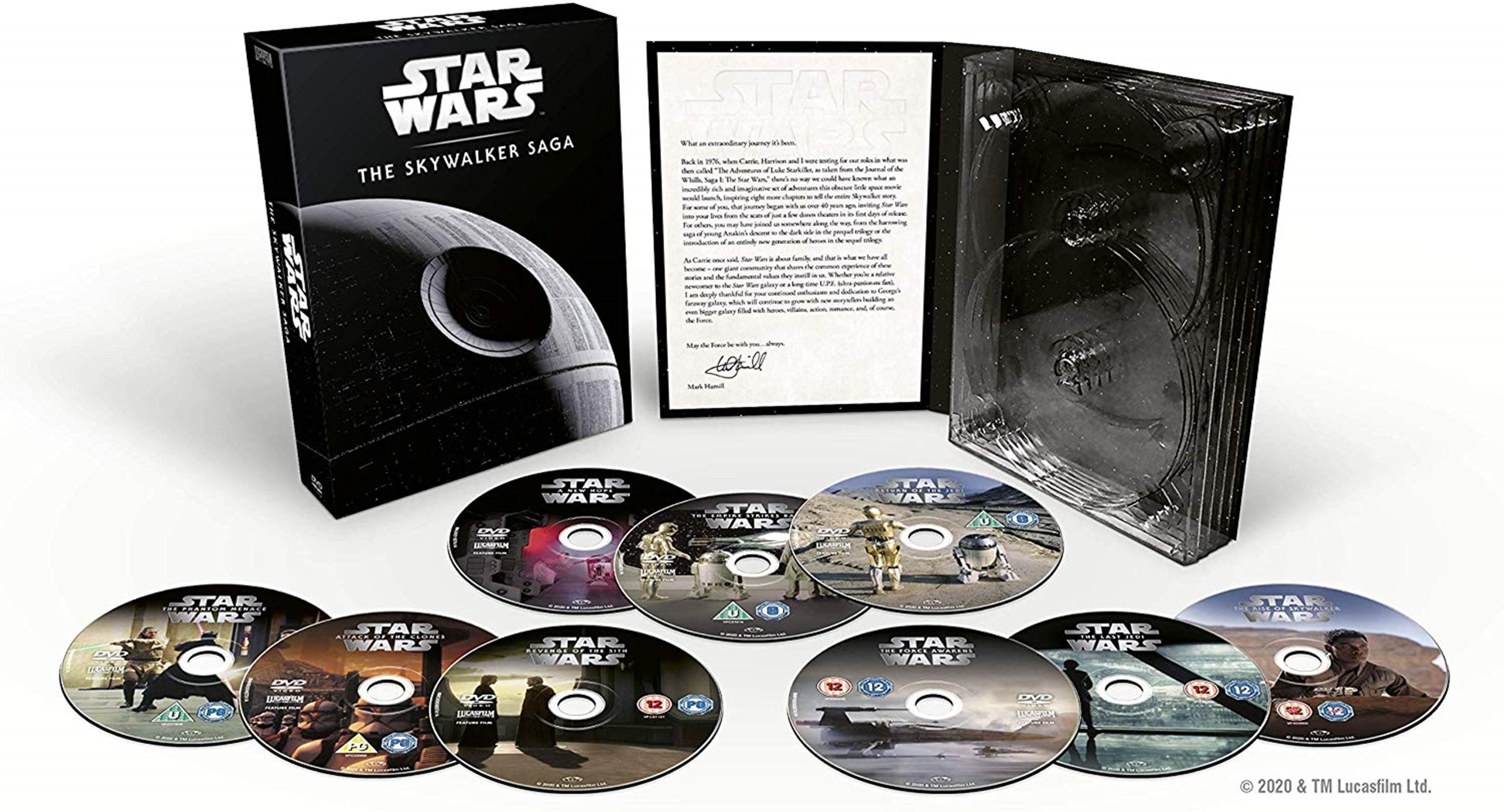 Star Wars The Skywalker Saga Complete Box Set Dvd Box Set Free