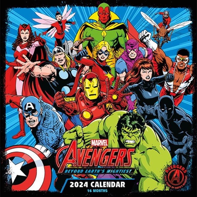 Avengers Calendar Bekki Carolin