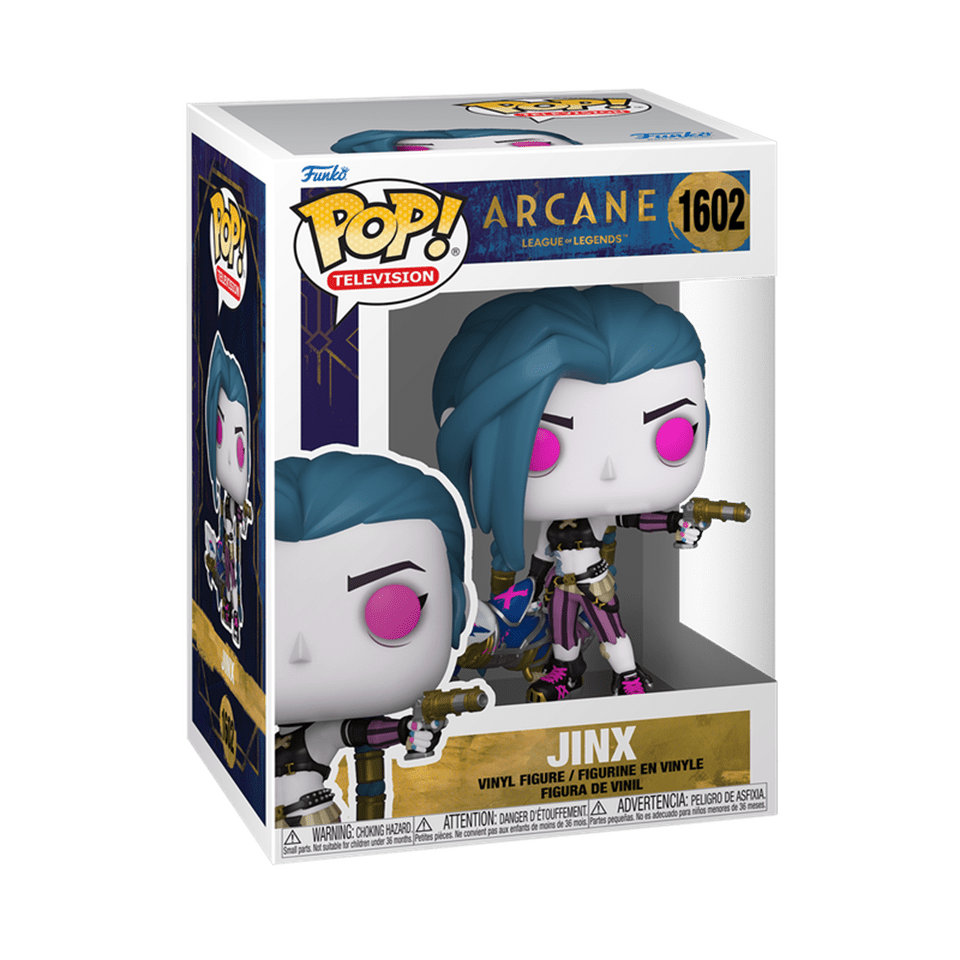 Jinx 1602 Arcane League Of Legends Funko Pop Vinyl Pop Vinyl Free