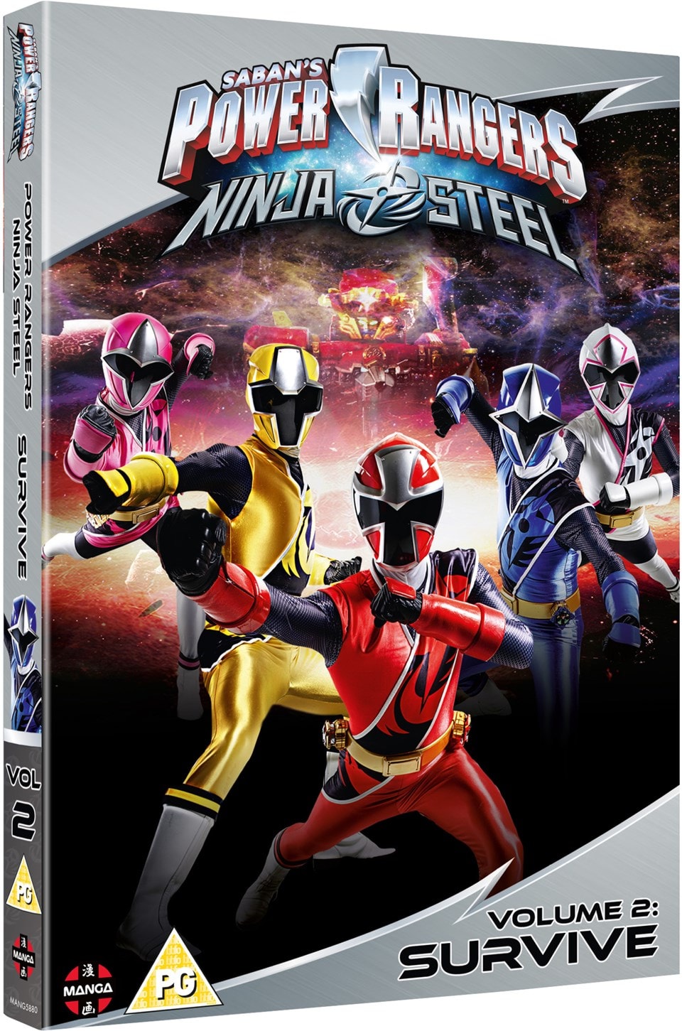 Power Rangers Ninja Steel Volume 2 Survive DVD Free Shipping