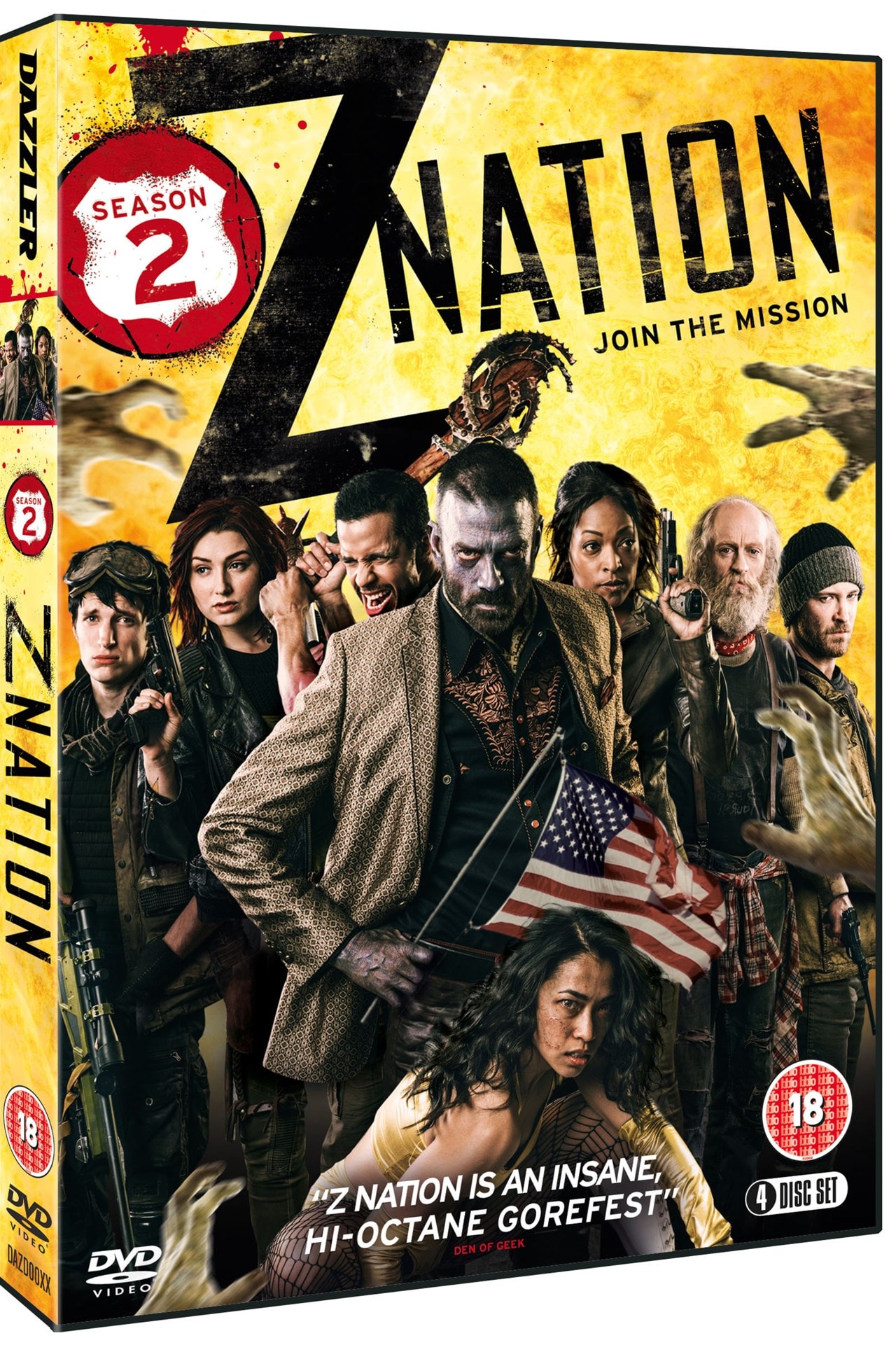 Z Nation Season Two DVD Free shipping over £20 HMV Store