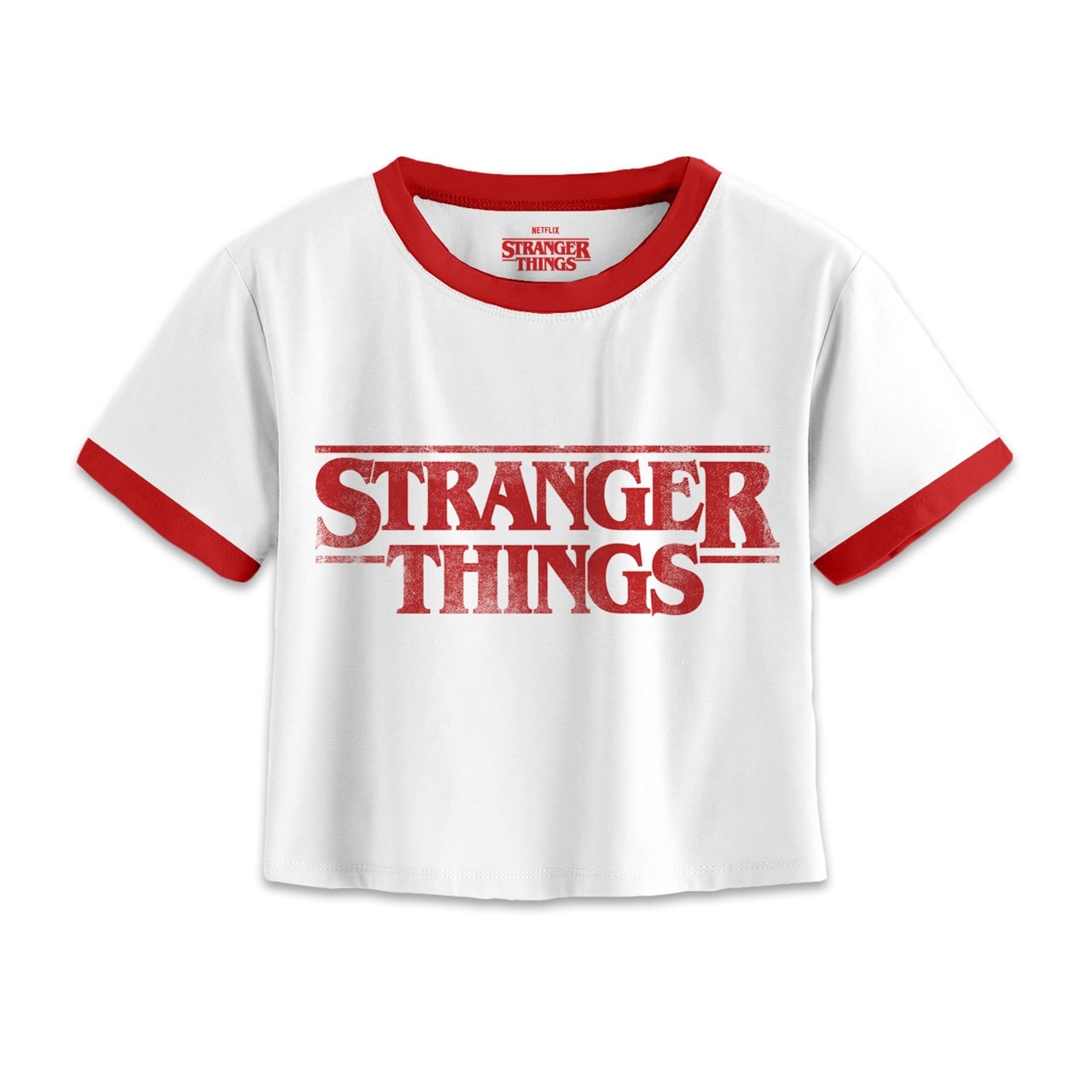 Stranger Things Logo T Shirt | Stranger Things Cropped T Shirt | HMV Store