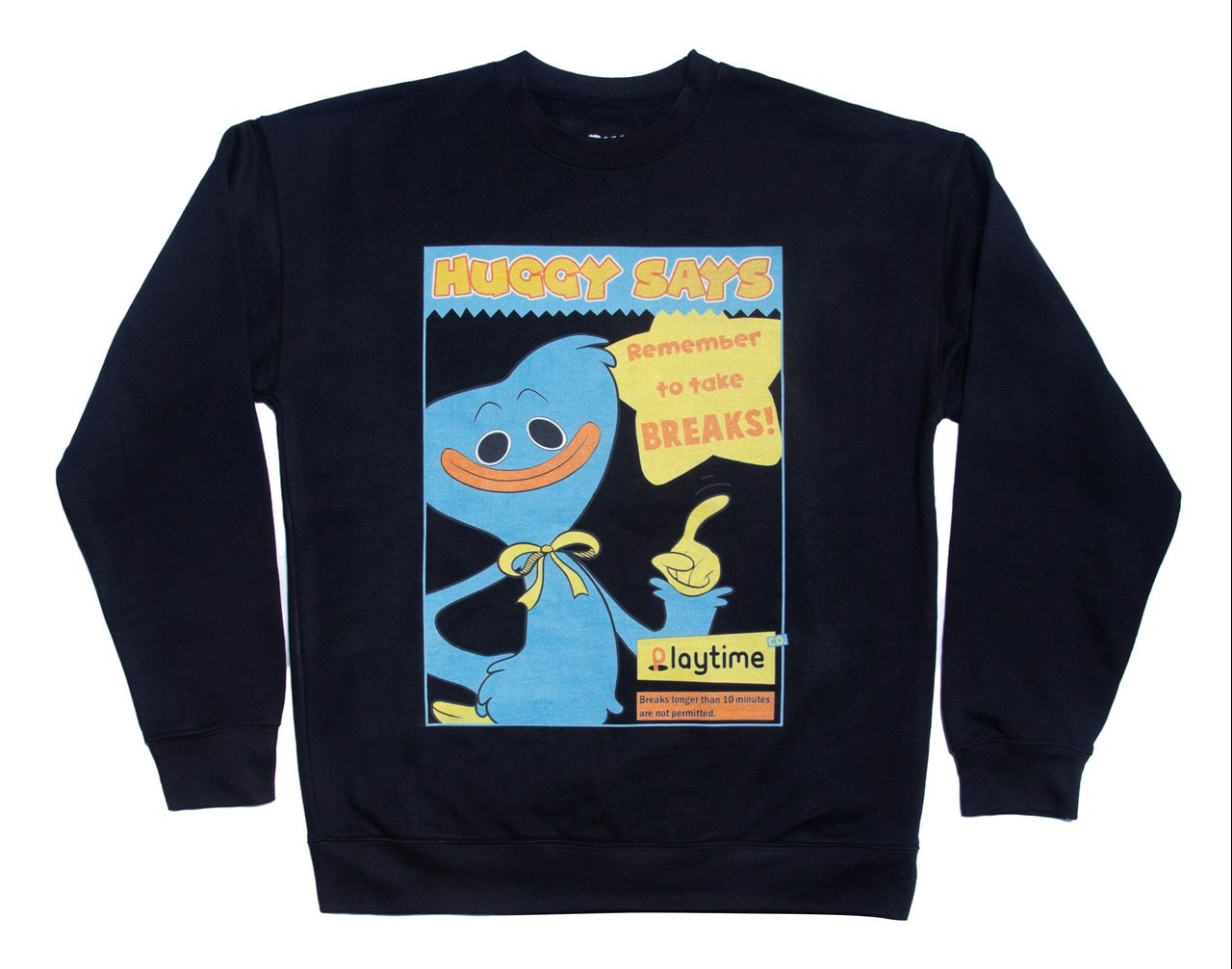 Huggy Says Poppy Playtime Sweatshirt | Sweatshirt | Free shipping over ...