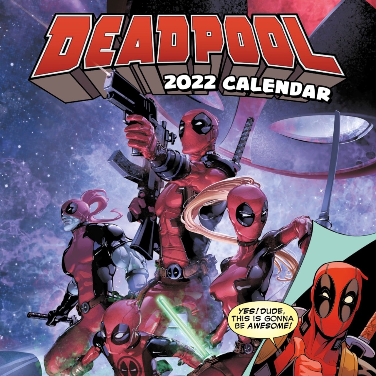 Deadpool Marvel Square 2022 Calendar Calendars Free