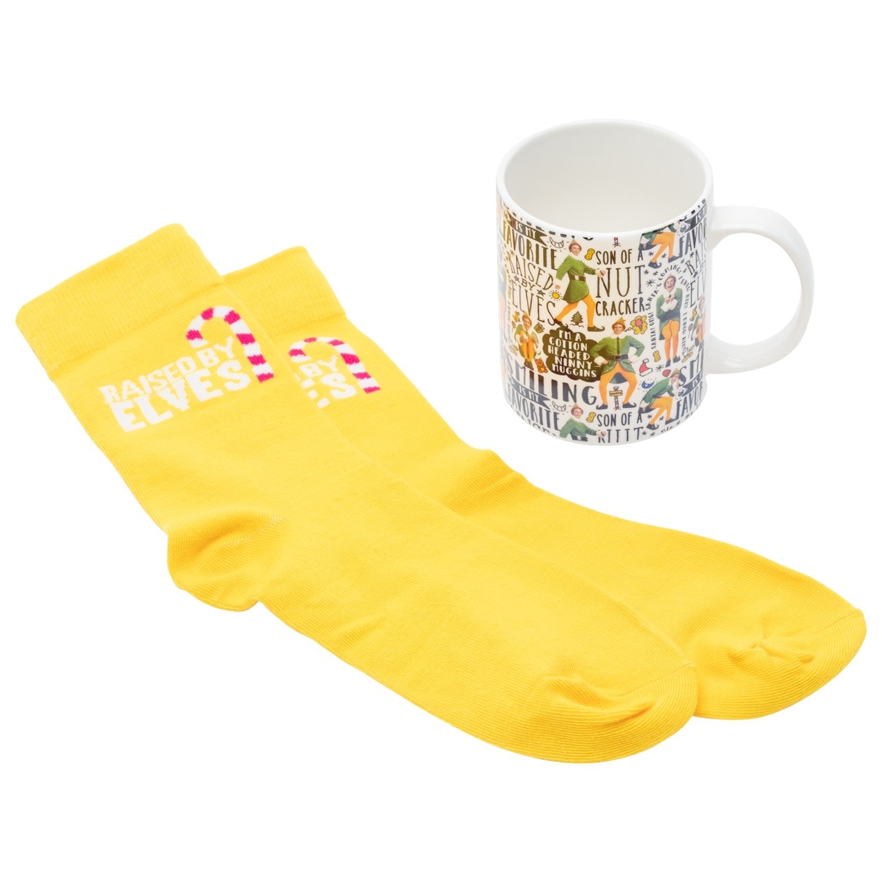Elf Mug & Socks Gift Set Mug Gift Set Free shipping over £20 HMV