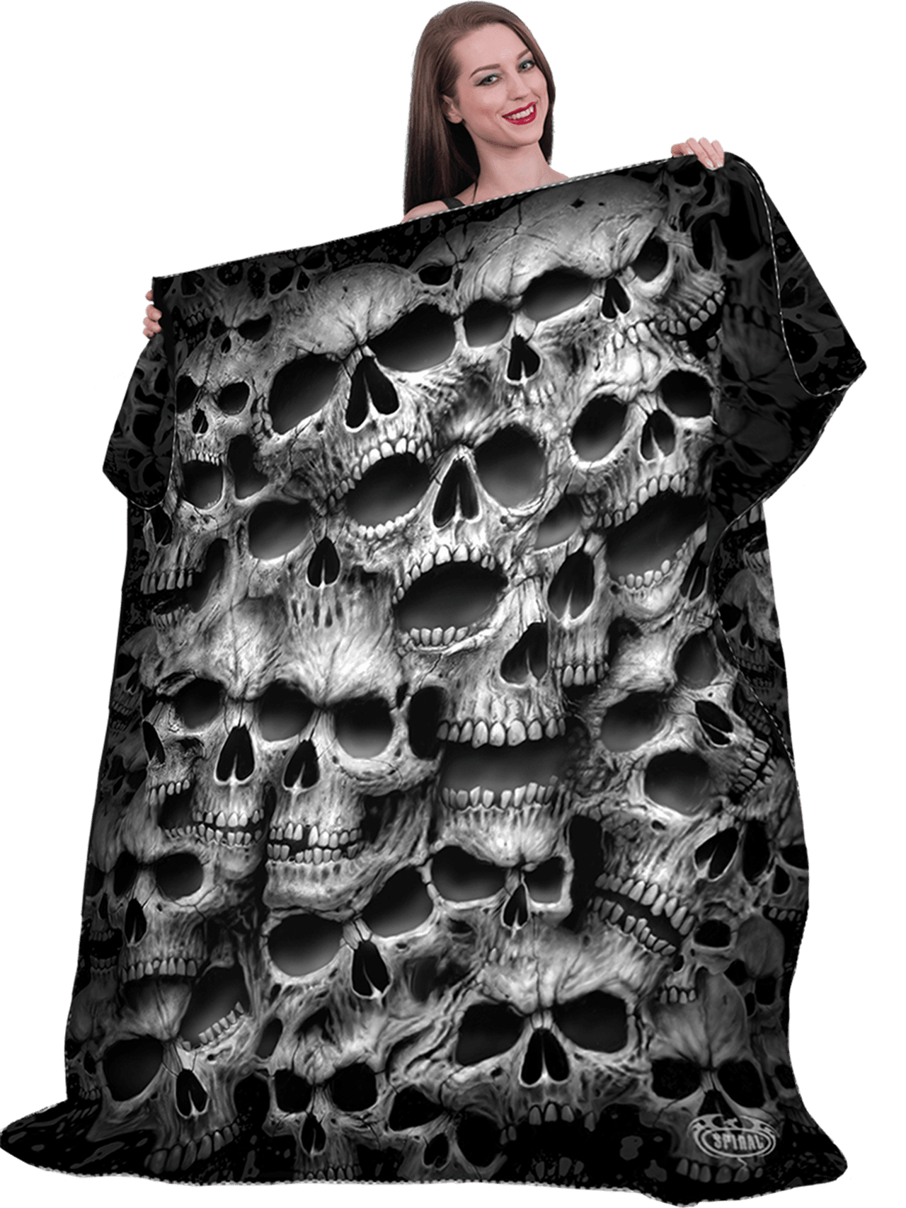 Twisted Skulls Fleece Blanket Bedding Linen Free Shipping Over 20 Hmv Store