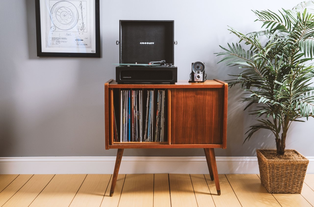 Crosley Voyager Black Bluetooth Turntable | Turntables | Free shipping ...