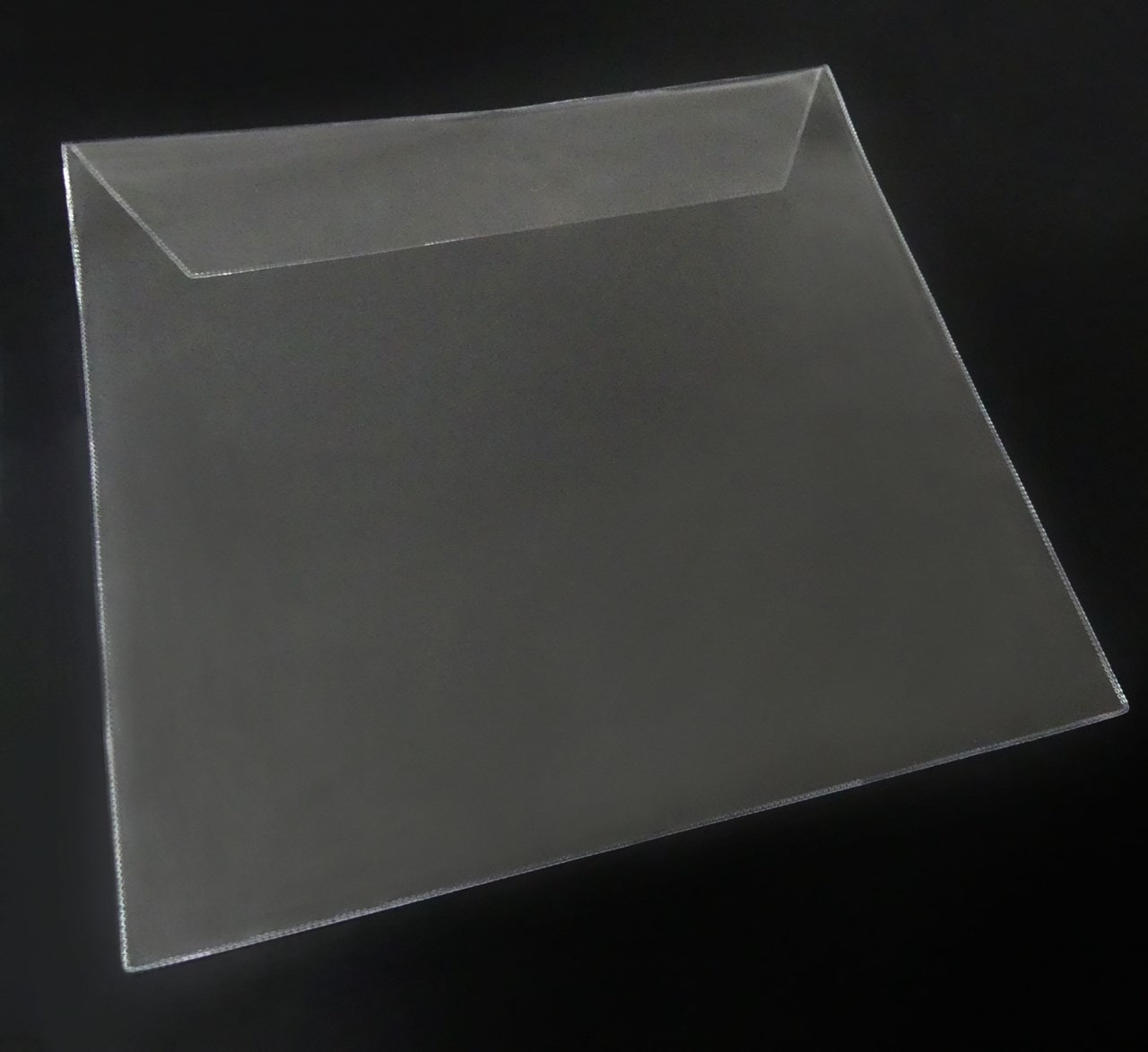 Lasgo Single PVC Vinyl Record Sleeve Clear LP Plastic Storage Sleeves