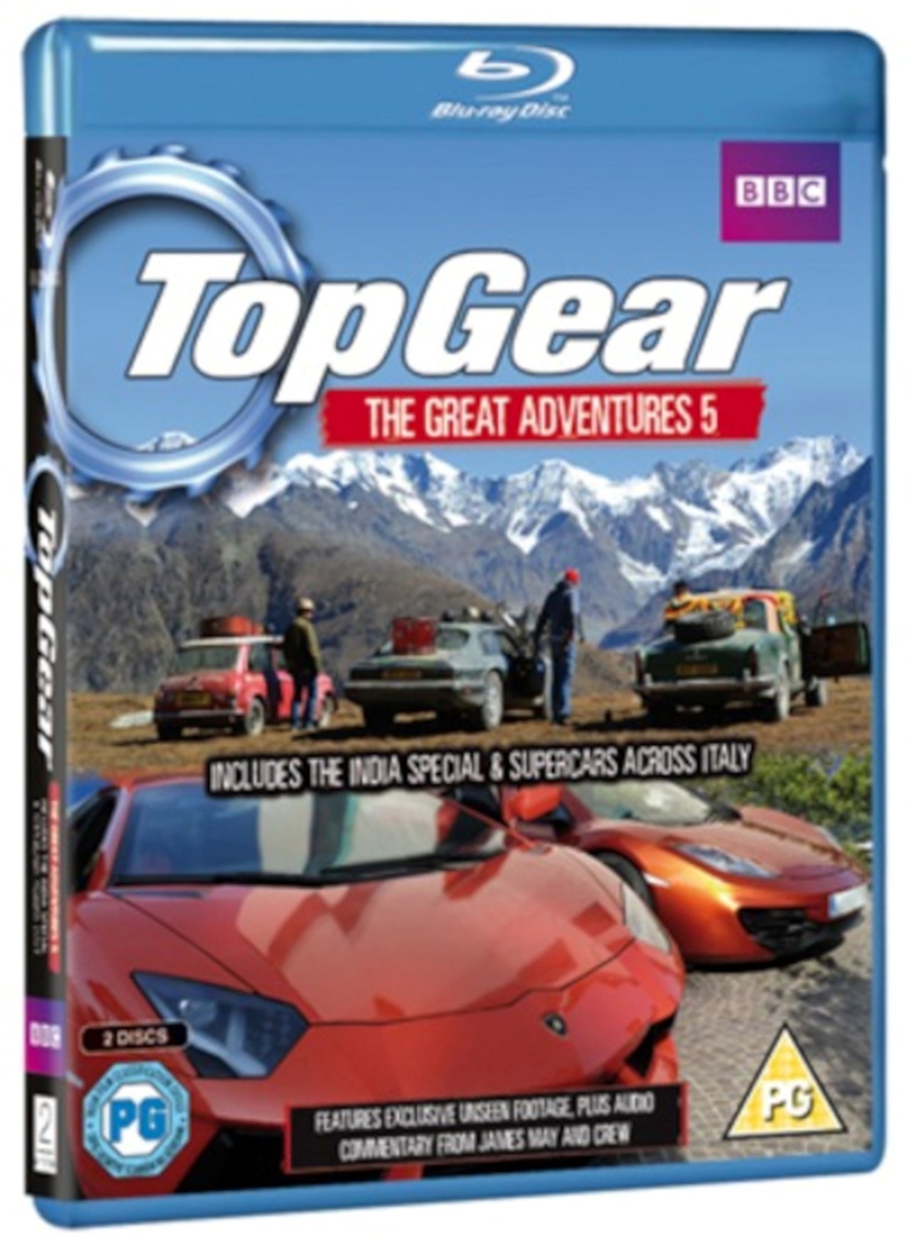 Top Gear The Great Adventures Volume 5 Bluray Free shipping