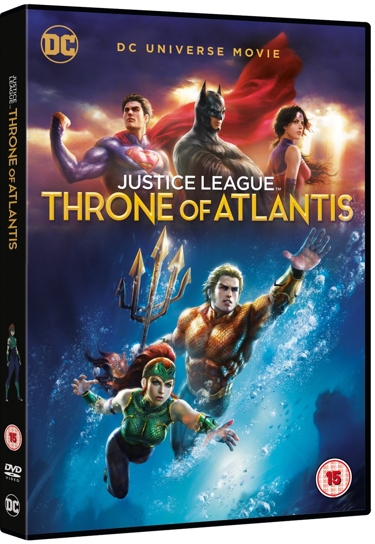 Justice League Throne Of Atlantis Dvd Free Shipping Over 20 Hmv Store