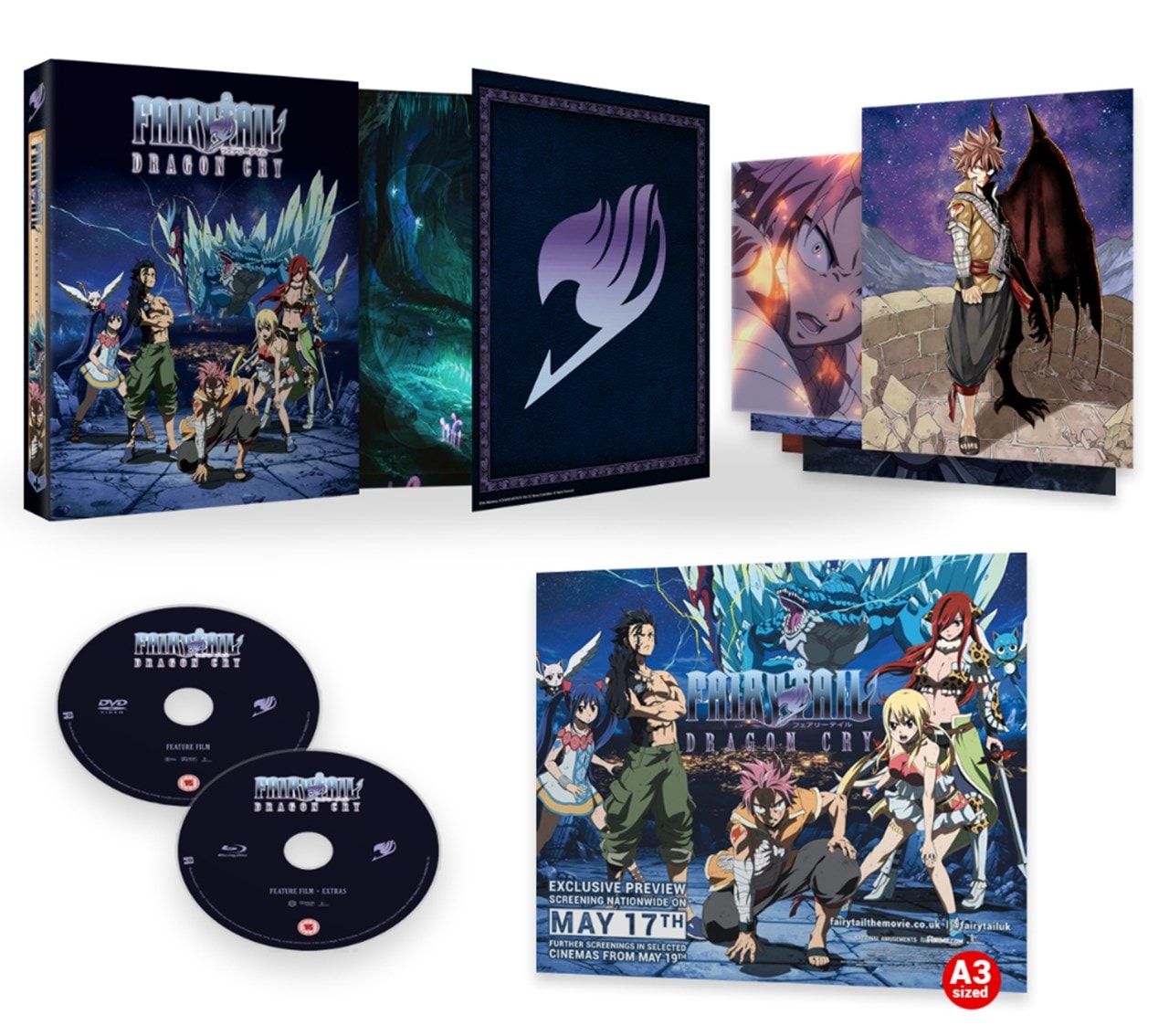 Fairy Tail Dragon Cry Blu Ray Free Shipping Over Hmv Store