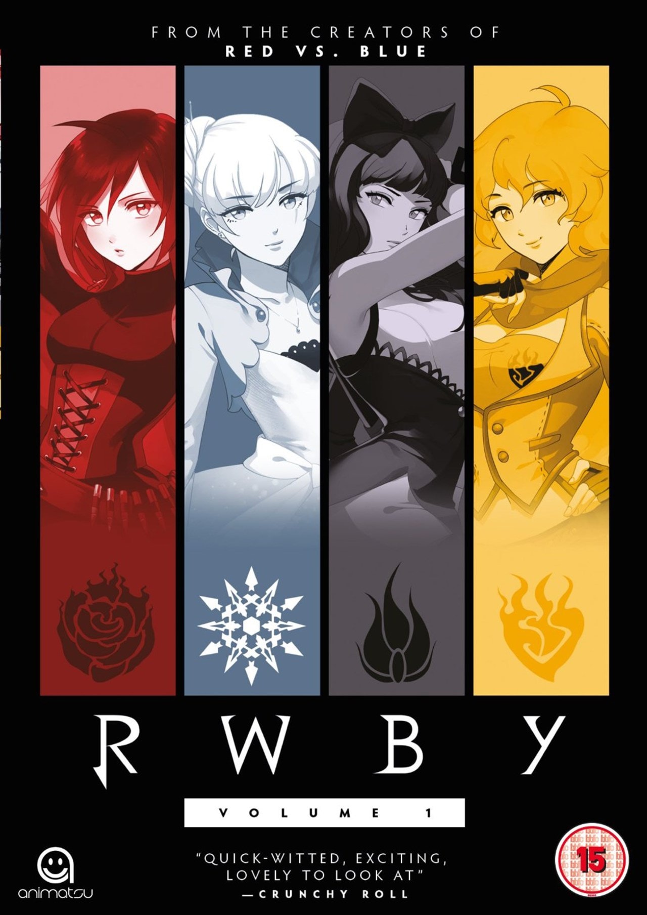 RWBY: Volume 1 | DVD | Free shipping over £20 | HMV Store