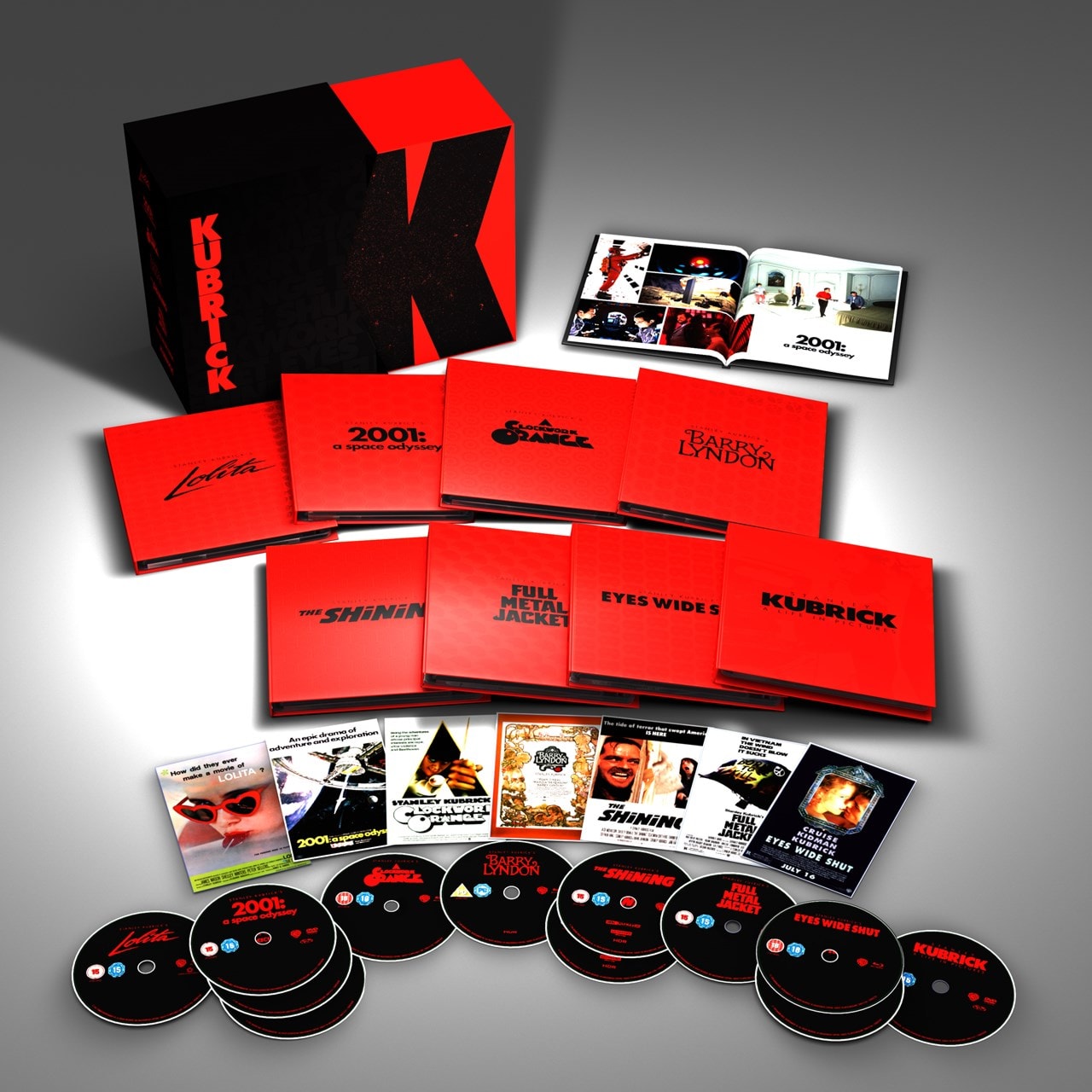 Stanley Kubrick Collection Bluray Box Set Free shipping over £20