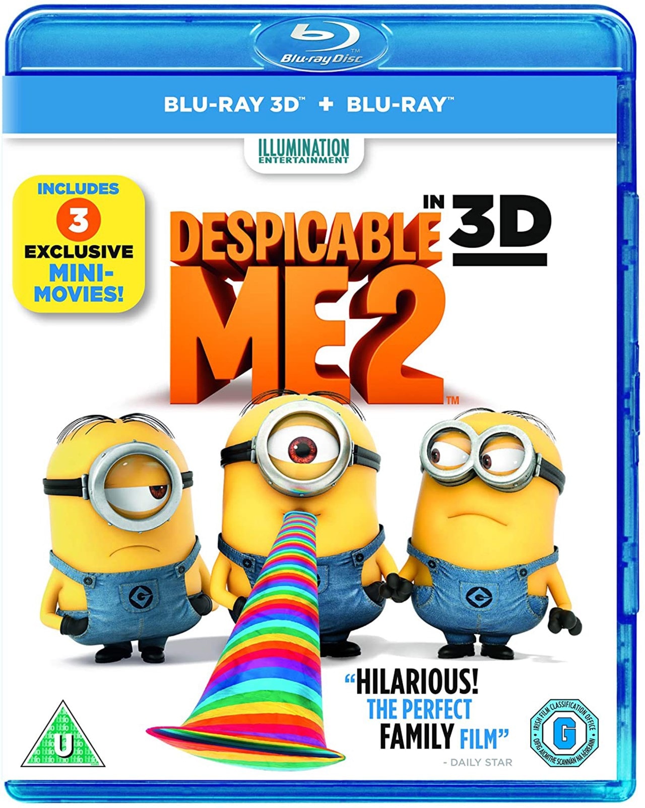 Despicable Me 2 | Blu-ray 3D | Free shipping over £20 | HMV Store