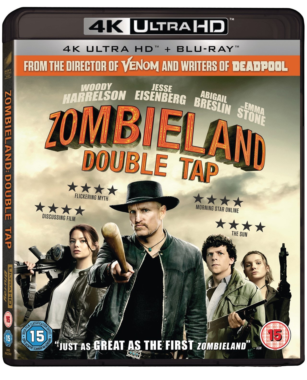 Zombieland: Double Tap | 4K Ultra HD Blu-ray | Free Shipping Over £20 ...