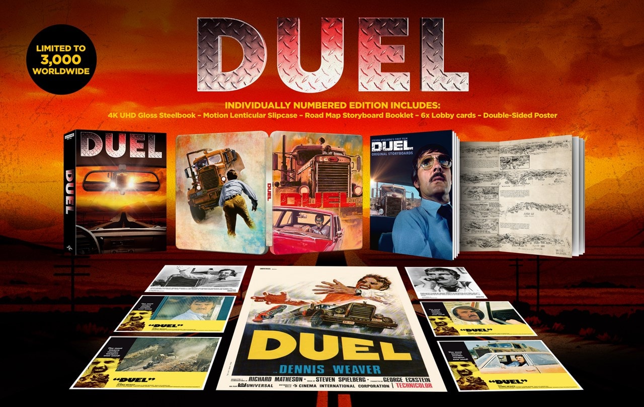 Duel Limited Edition Collector's Edition Steelbook | 4K Ultra HD Blu ...
