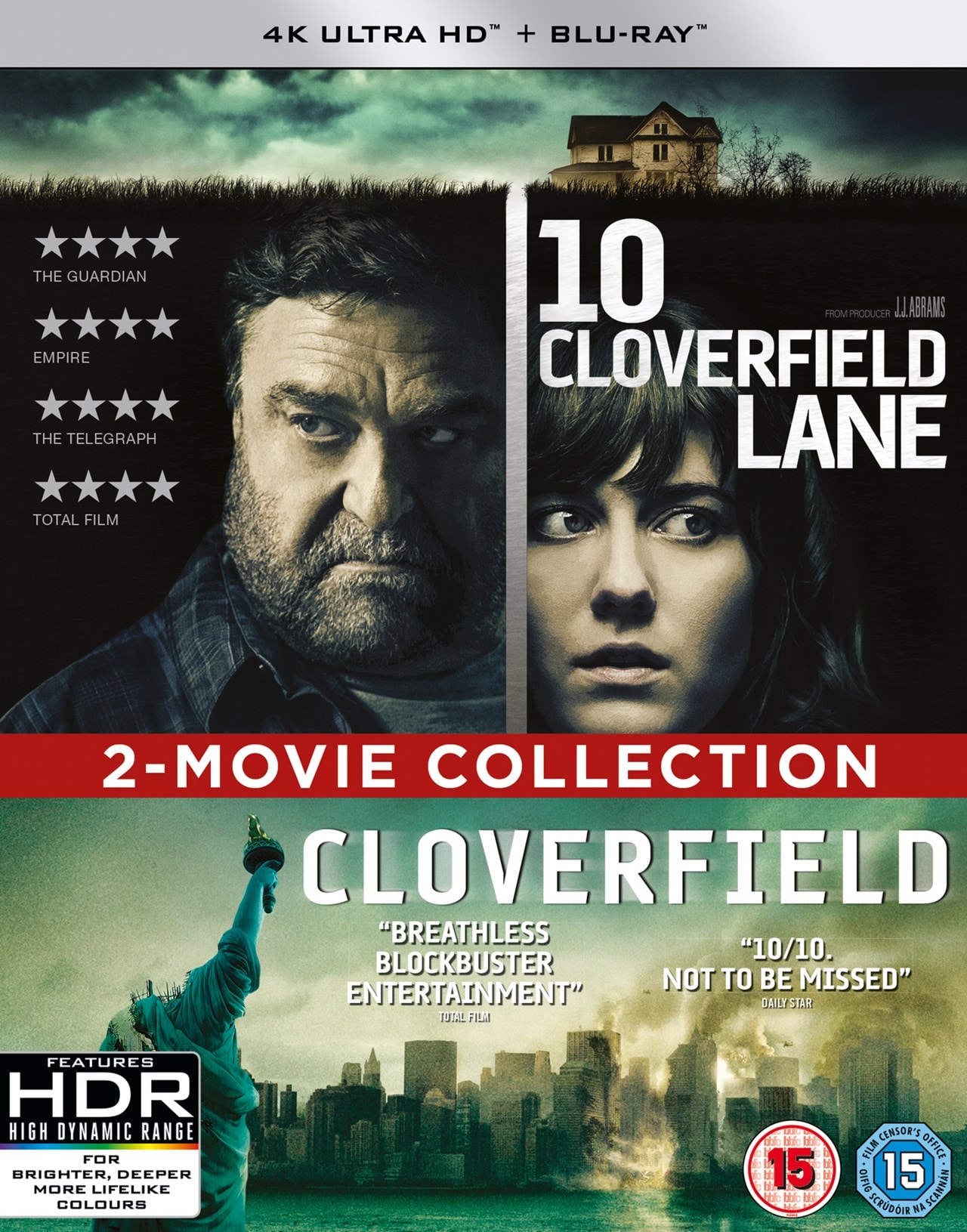 Cloverfield/10 Cloverfield Lane | 4K Ultra HD Blu-ray | Free Shipping ...