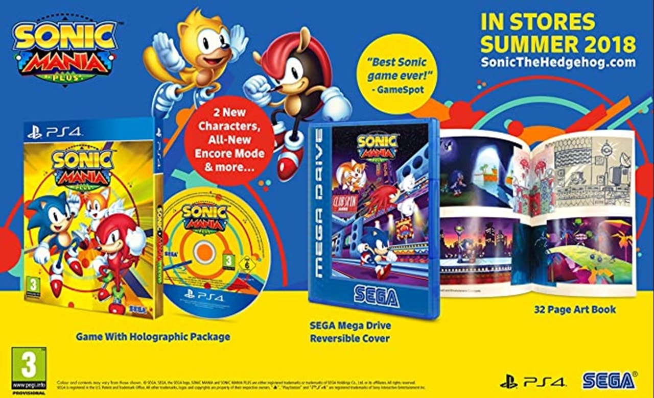 Sonic Mania Plus (PS4) | PlayStation 4 Game | Free shipping over £20 ...