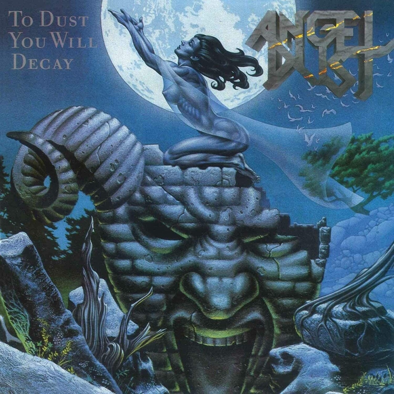 Poison angel dust текст. 1988 - To Dust you will Decay. Angel Dust - to Dust you will Decay (1988). Angel Dust Band. Angel Dust Band обложки альбомов.