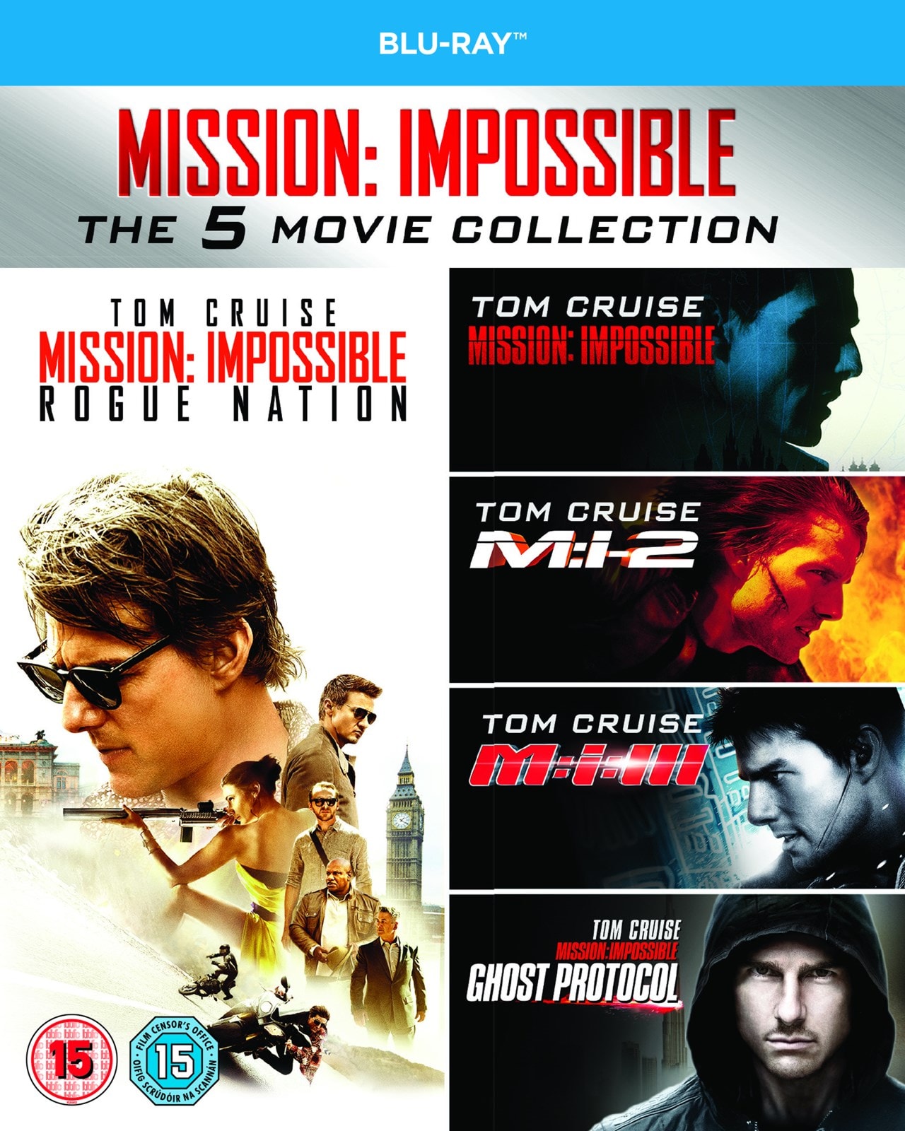 Mission: Impossible 1-5 | Blu-ray | Free shipping over £20 | HMV Store