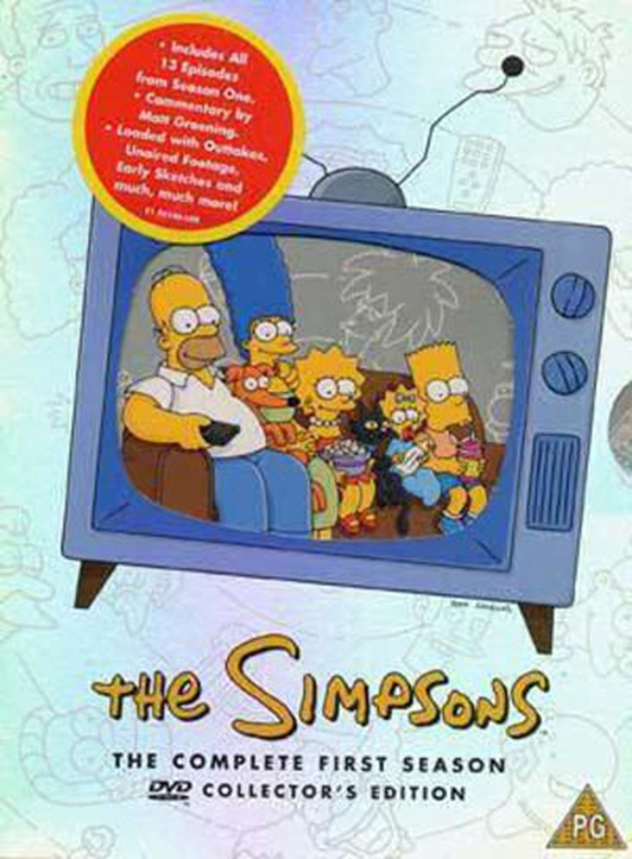 The Simpsons Complete Season 1 Dvd Box Set Free Shipping Over £20 Hmv Store 1710