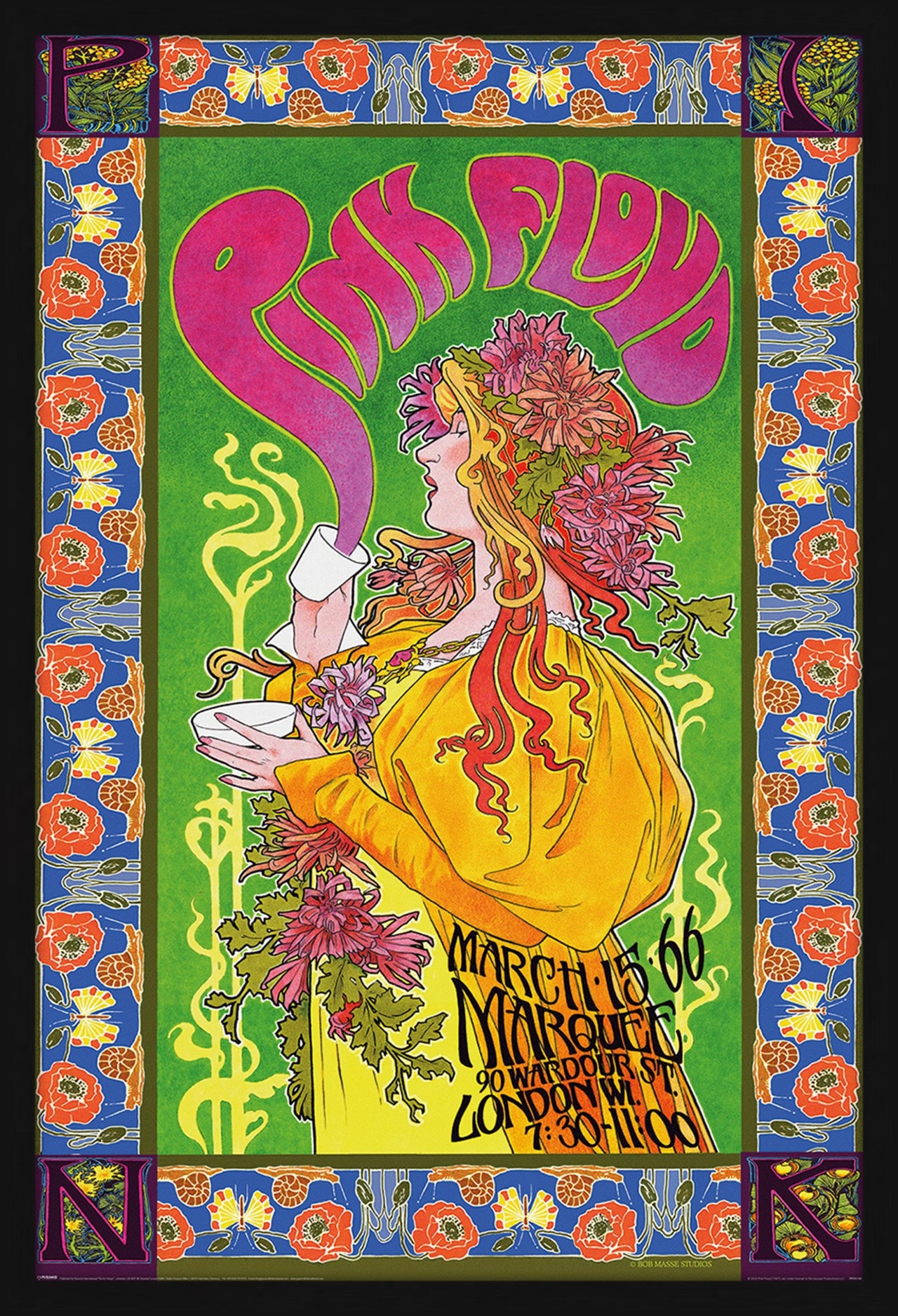 '66 Pink Floyd 60 x 90cm Framed Maxi Poster Wall Art Free shipping