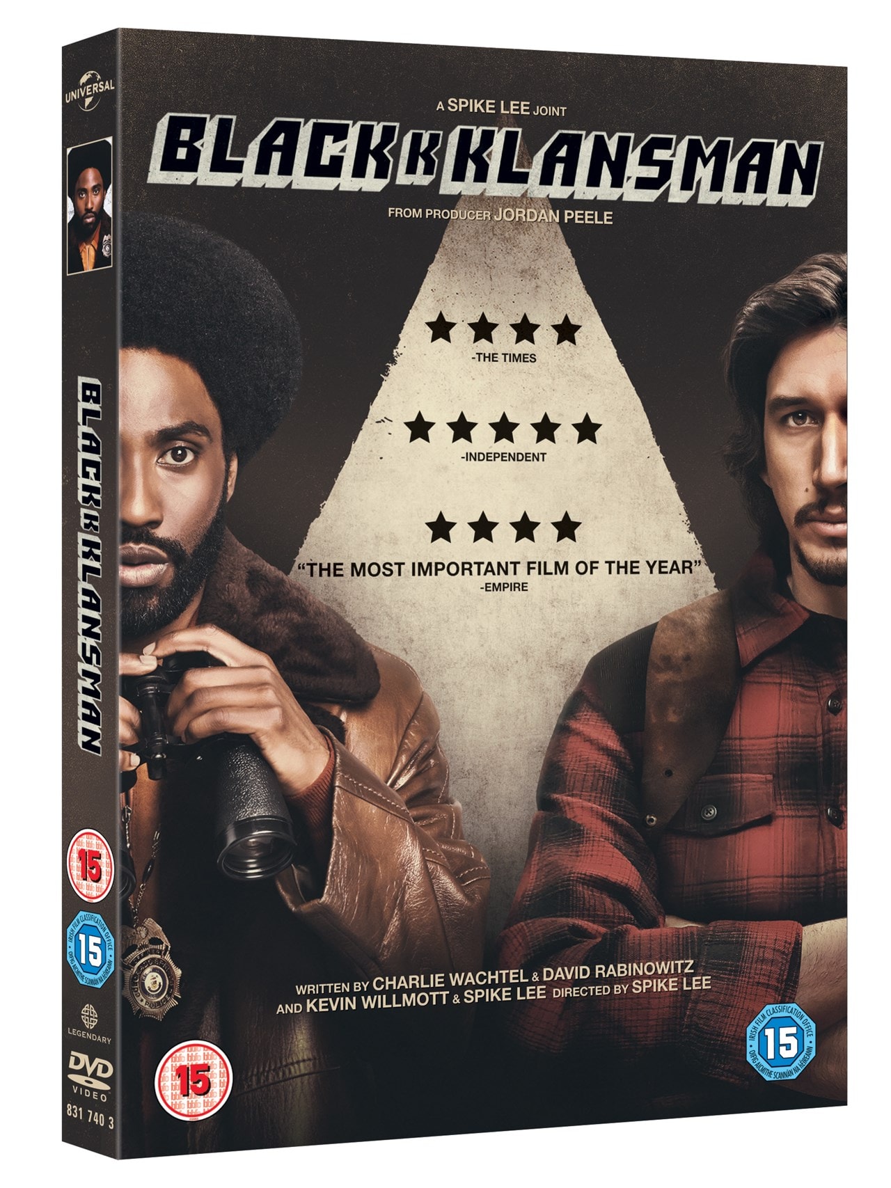 BlackkKlansman DVD Free shipping over £20 HMV Store