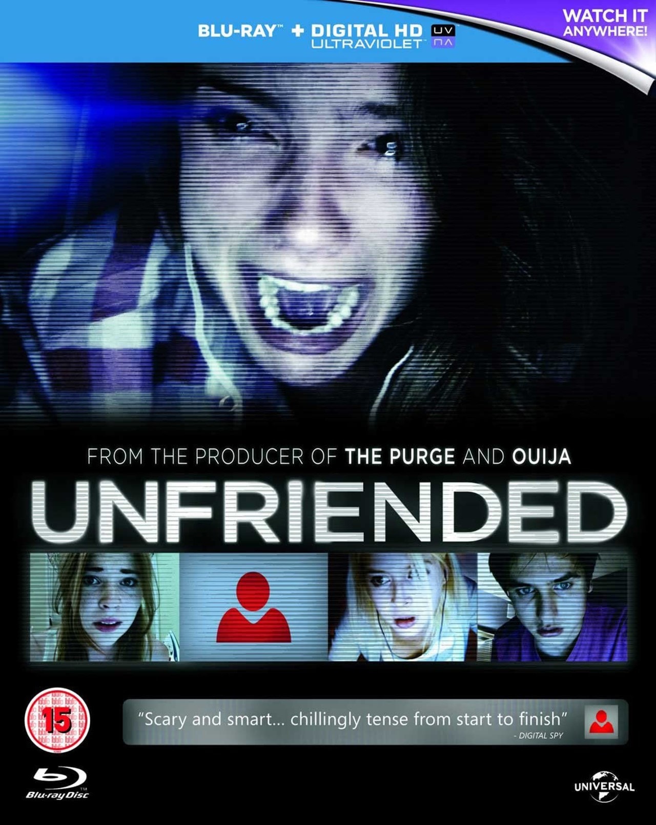 Unfriended Bluray Free shipping over £20 HMV Store