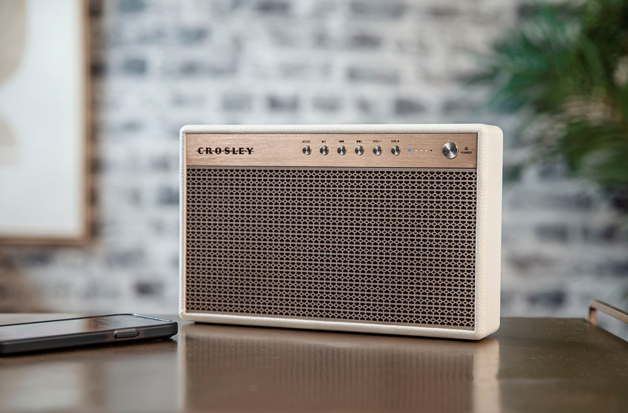 Crosley Montero White Bluetooth Speaker Speakers Free shipping over