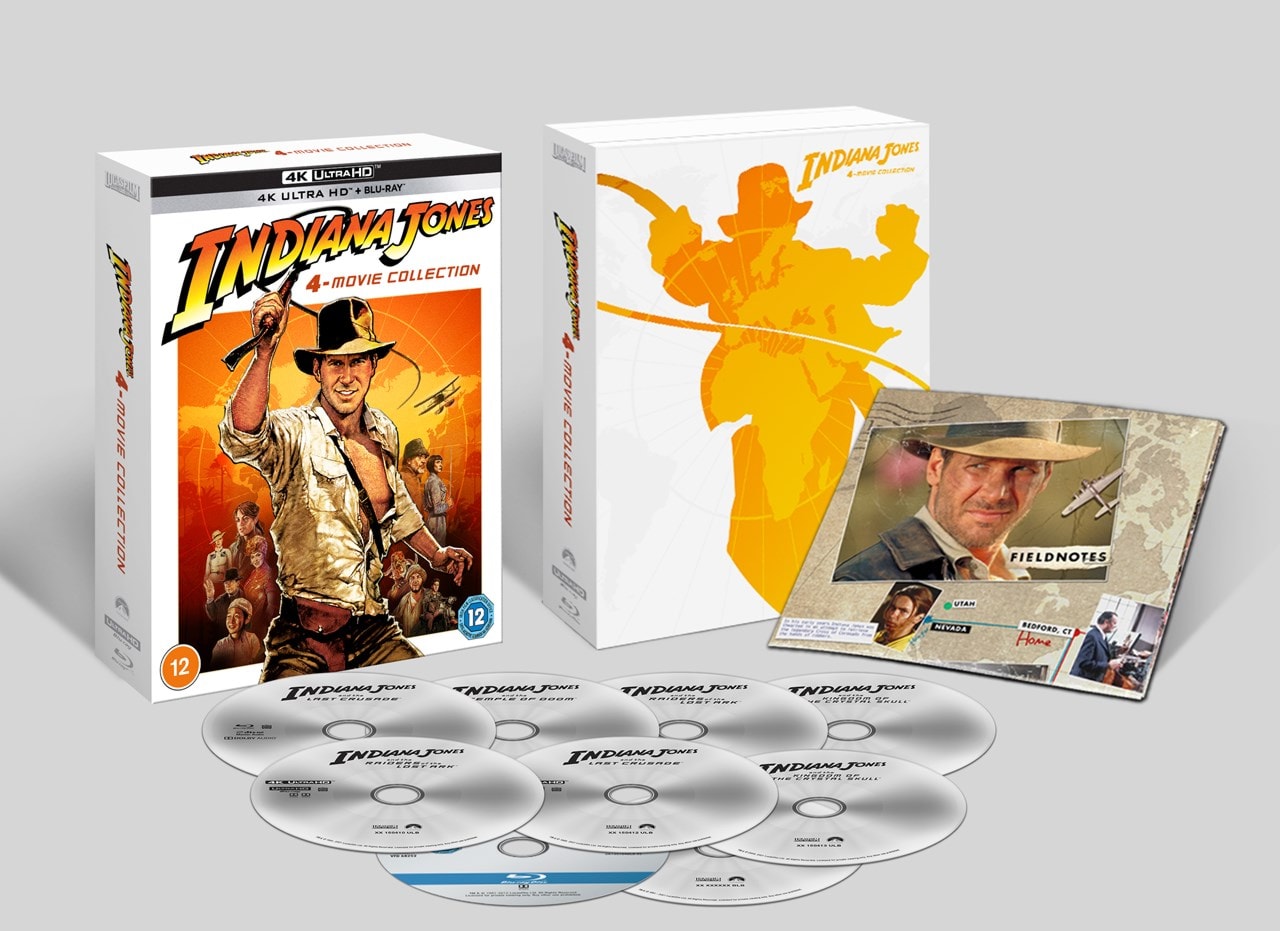 Indiana Jones: 4-movie Collection | 4K Ultra HD Blu-ray | Free shipping ...