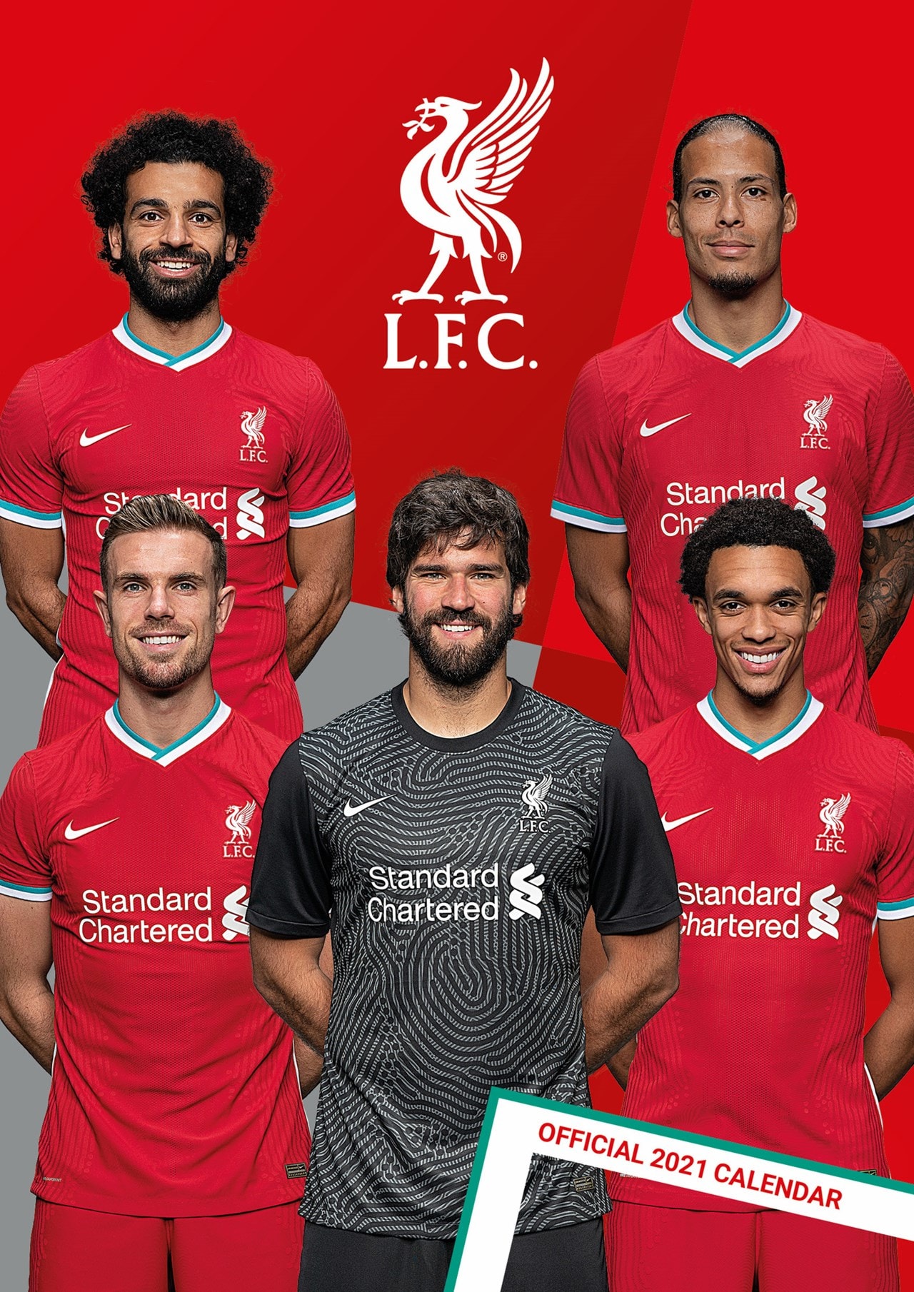 Liverpool FC Football A3 2021 Calendar Calendars Free shipping