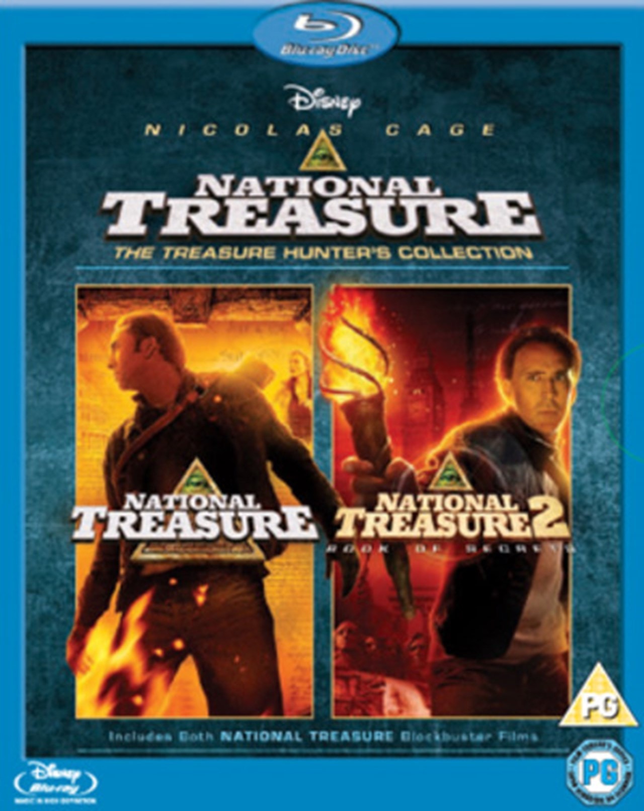 National Treasure 1 and 2 Bluray Free shipping over £20 HMV Store