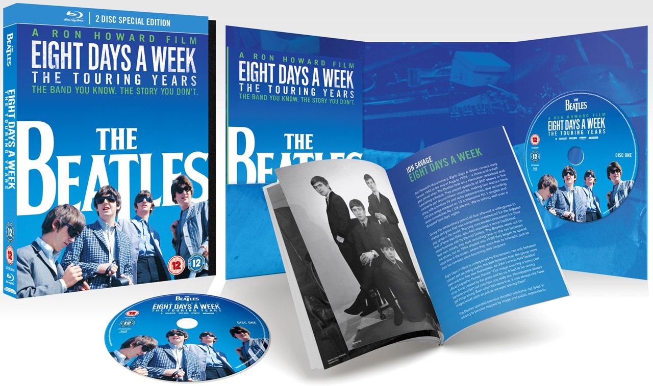 The Beatles Eight Days A Week The Touring Years Blu Ray Free Shipping Over Hmv Store