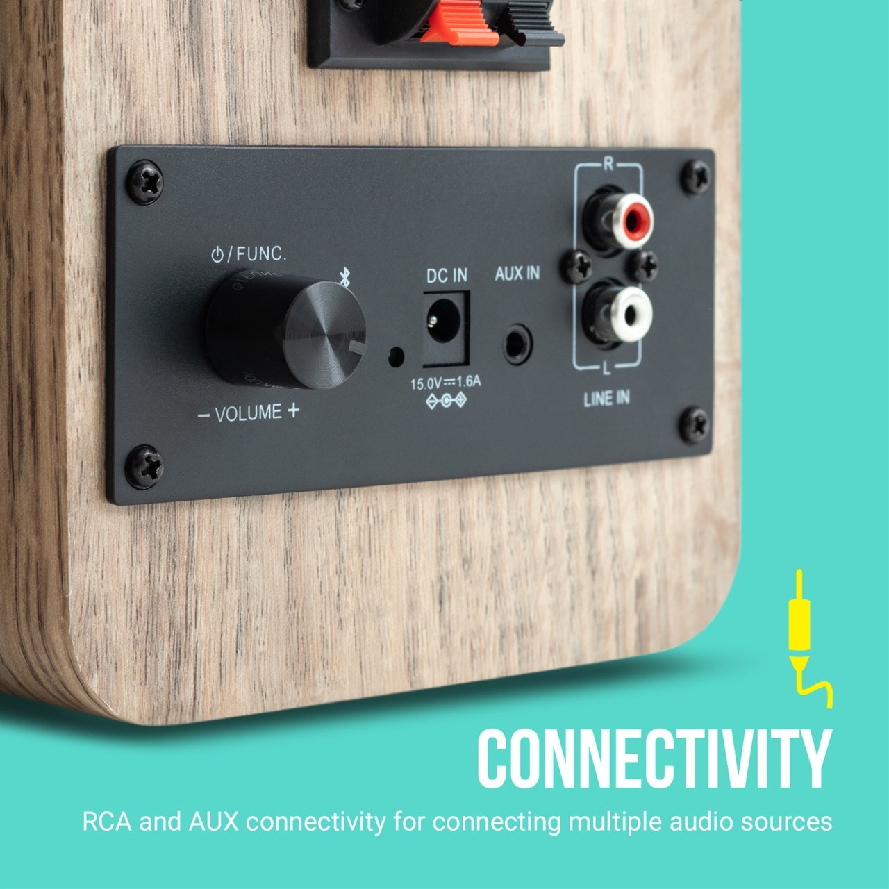 Jam Light Wood Bluetooth Bookshelf Speakers Speakers Free shipping