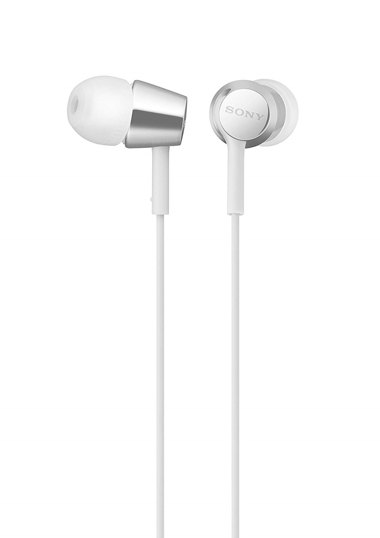 Sony MDREX155AP White Earphones w/Mic | Earphones | Free shipping over