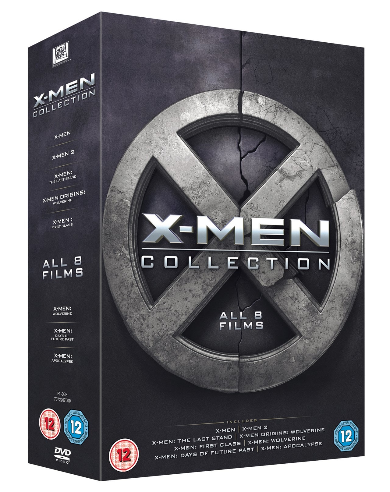 X Men Collection Dvd Box Set Free Shipping Over Hmv Store