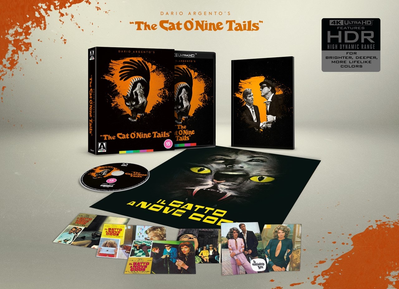 The Cat O Nine Tails Limited Collector S Edition 4k Ultra Hd Blu Ray Free Shipping Over Hmv Store