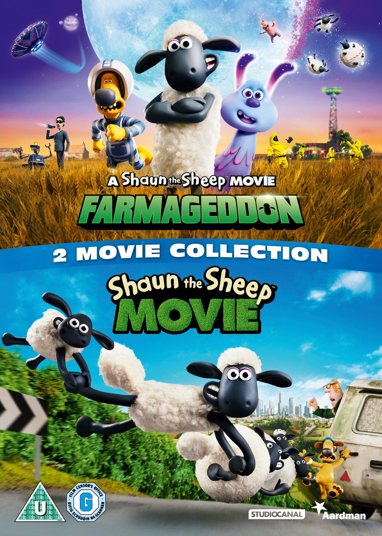 Shaun The Sheep: 2 Movie Collection | DVD | Free Shipping Over £20 ...