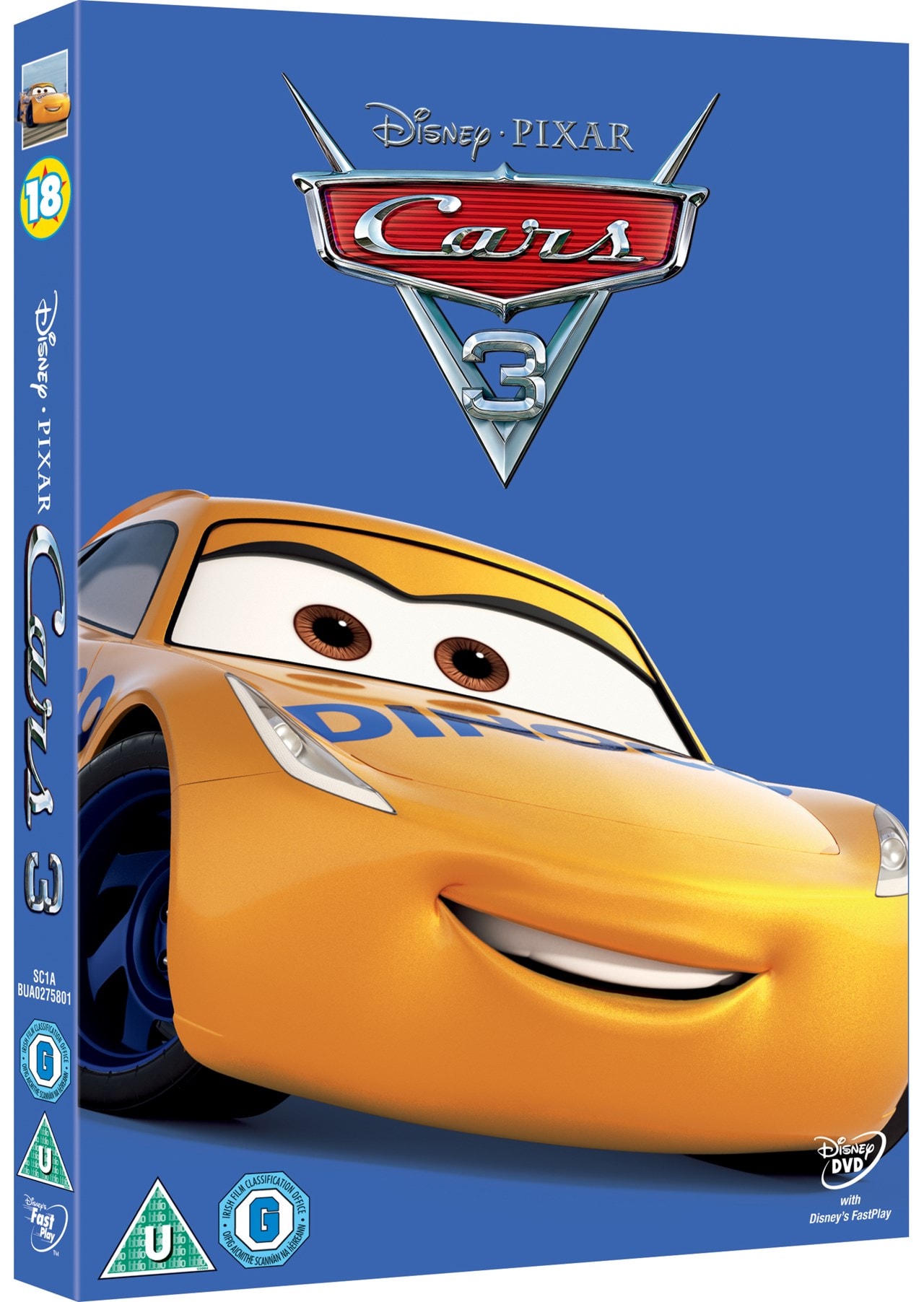 disney cars 3 dvd