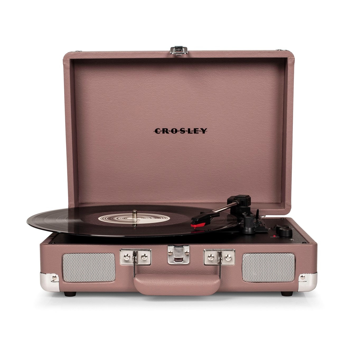 Crosley Record Player With Speakers Crosley Cruiser Deluxe Record Player in Purple with Bluetooth