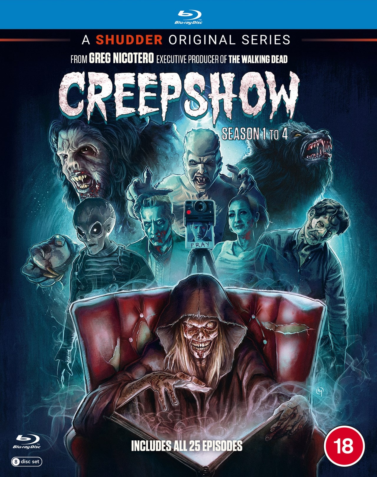Creepshow: Season 2 Complete Blu-ray (2021, Shudder) New Sealed - 3-Disc Set