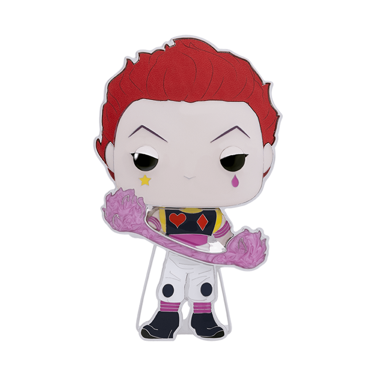 Hisoka Hunter X Hunter Funko Pop Large Enamel Pin Pin Badge Free shipping over £20 HMV Store