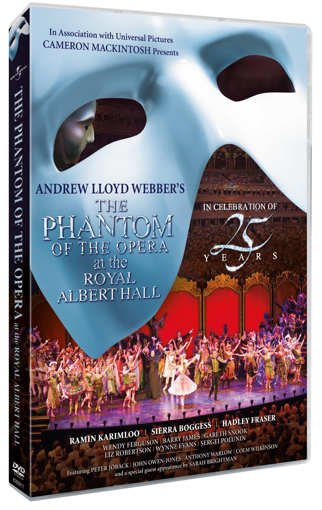 dvd the phantom of the opera 25th anniversary