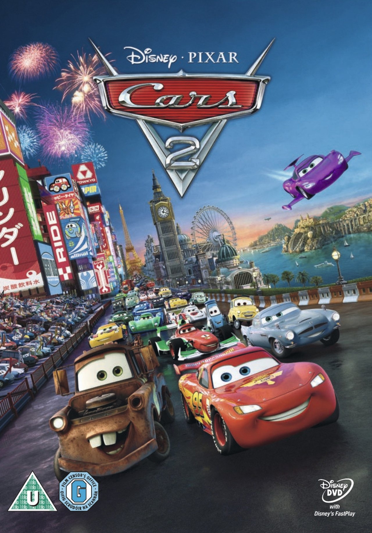 cars 2 video game tracks