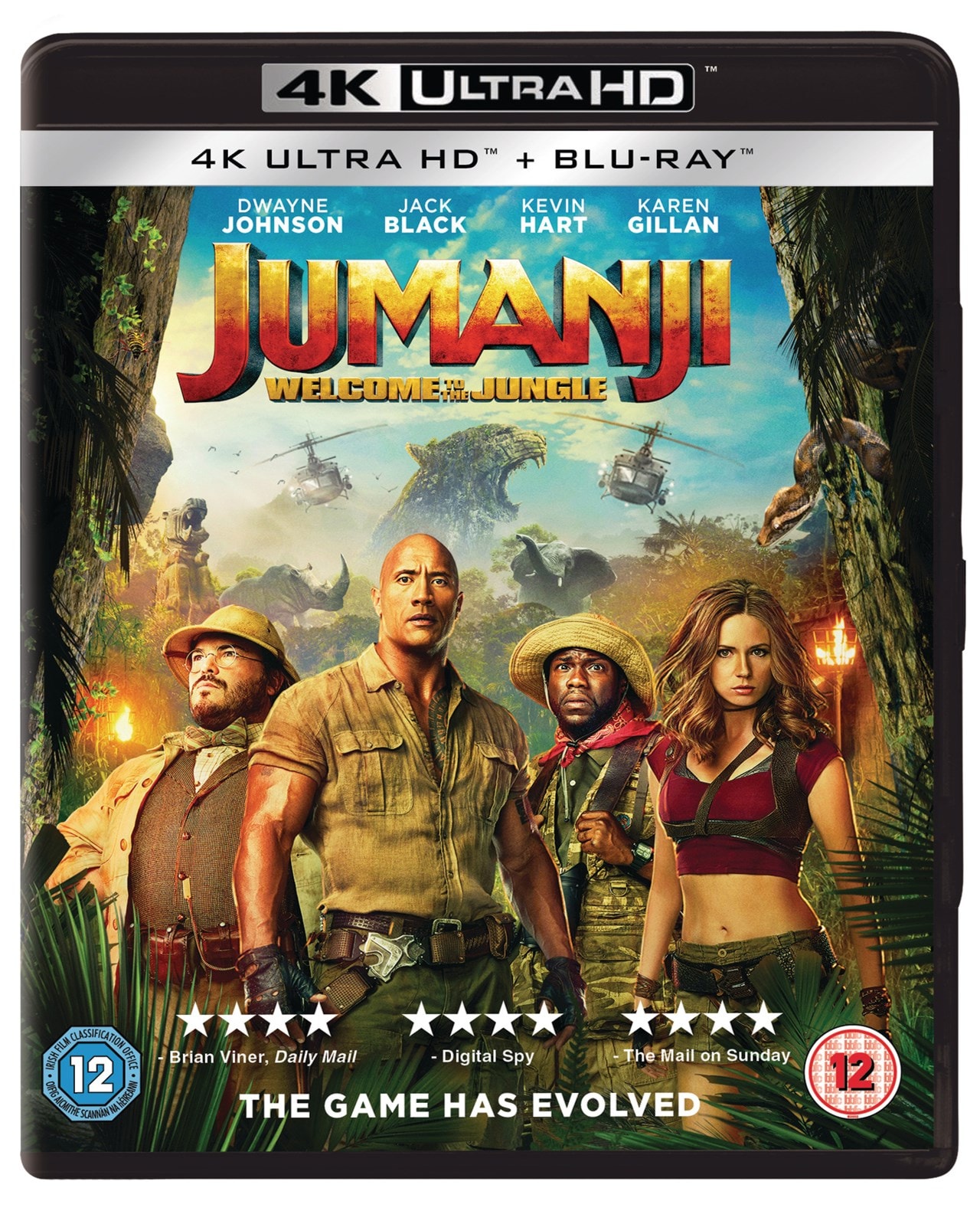 Jumanji: Welcome to the Jungle | 4K Ultra HD Blu-ray | Free shipping